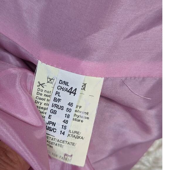 Gerry Weber Tweed Blazer Black and Pink Size 14 - Picture 5 of 15